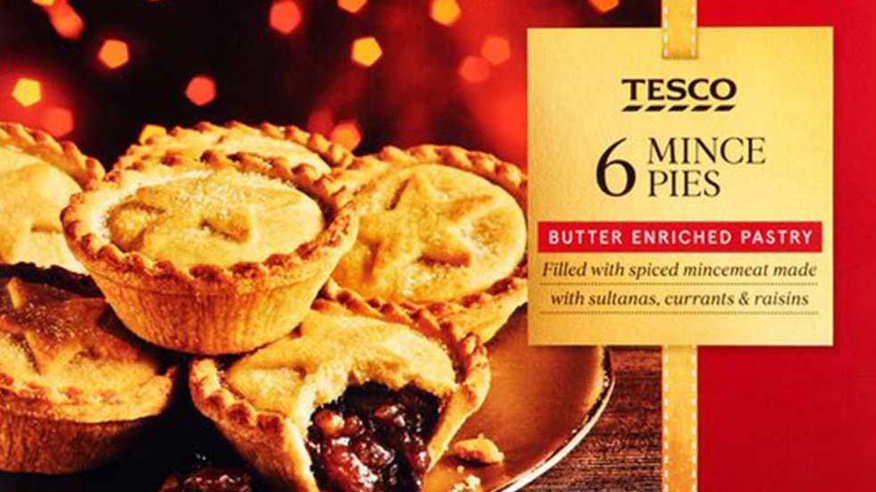 Mince pie taste test Tesco mince pies